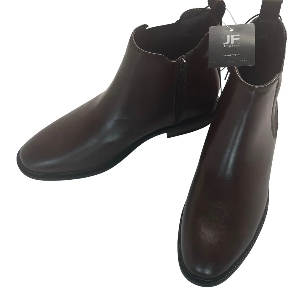 J. Ferrar JF Blake Mens Brown Chelsea Boots Memory Foam 11 Medium